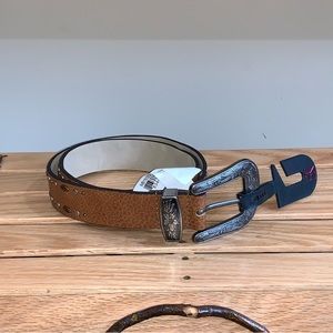 No Boundaries NWT brown western style belt size S/M